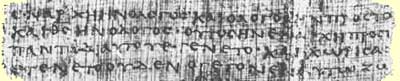 Papyrus 66 (Ende des 2. Jhdt.) mit dem Anfang des Johannesevangeliums